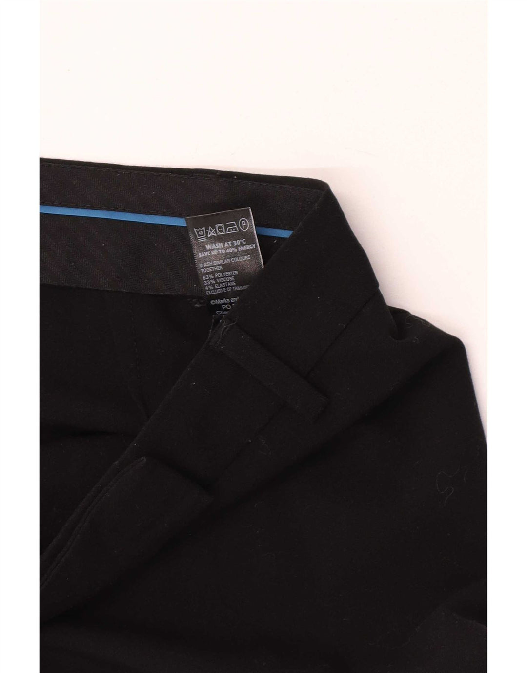 Marks & Spencer Dame Bootcut Suit Bukser UK 10 Small W30 L28 Black