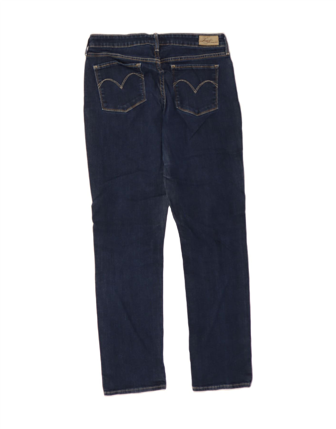 LEVI'S Womens Slight Curve Slim Jeans W31 L29 Navy Blue Cotton Vintage Levi's and Second-Hand Levi's from Messina Hembry 