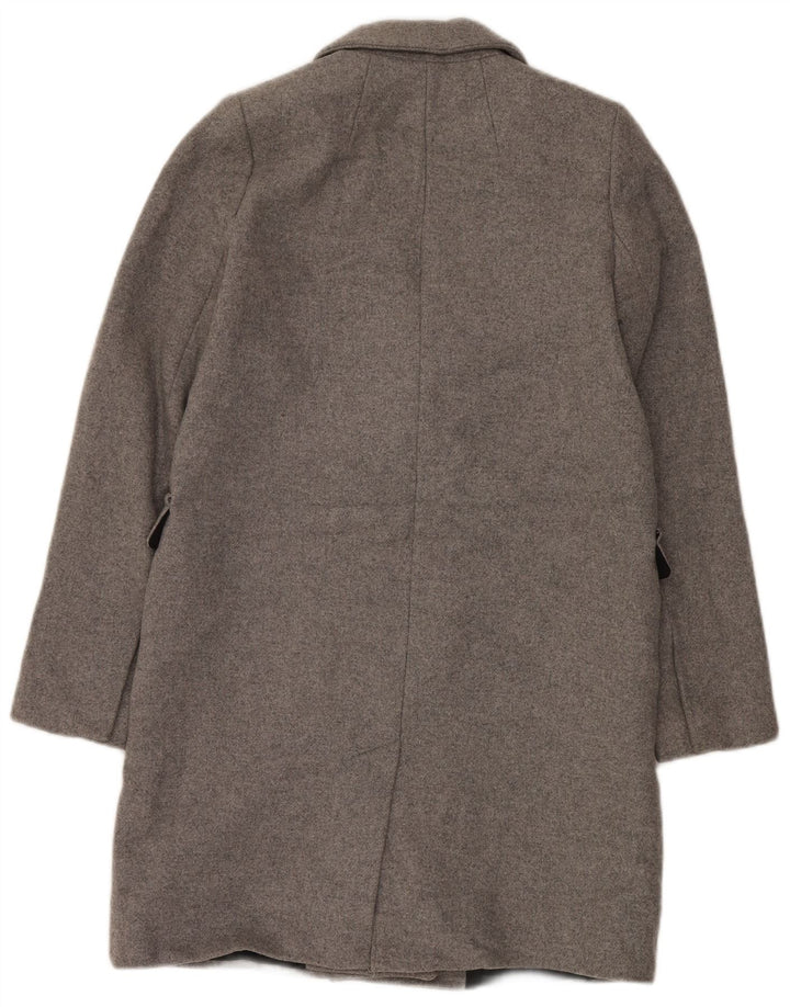ZARA Womens Double Breasted Coat UK 10 Small Grey