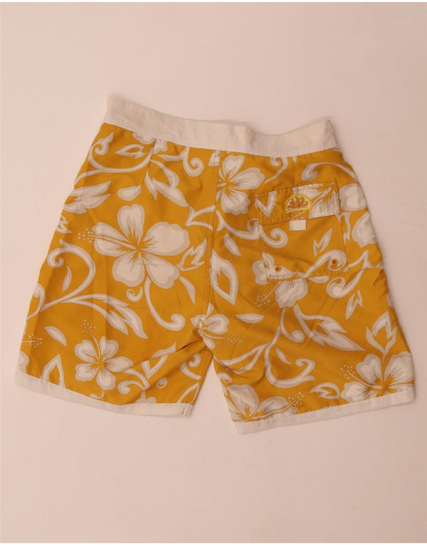 Ανδρικό σορτς κολύμβησης Sundek IT 48 Medium Yellow Floral Polyester