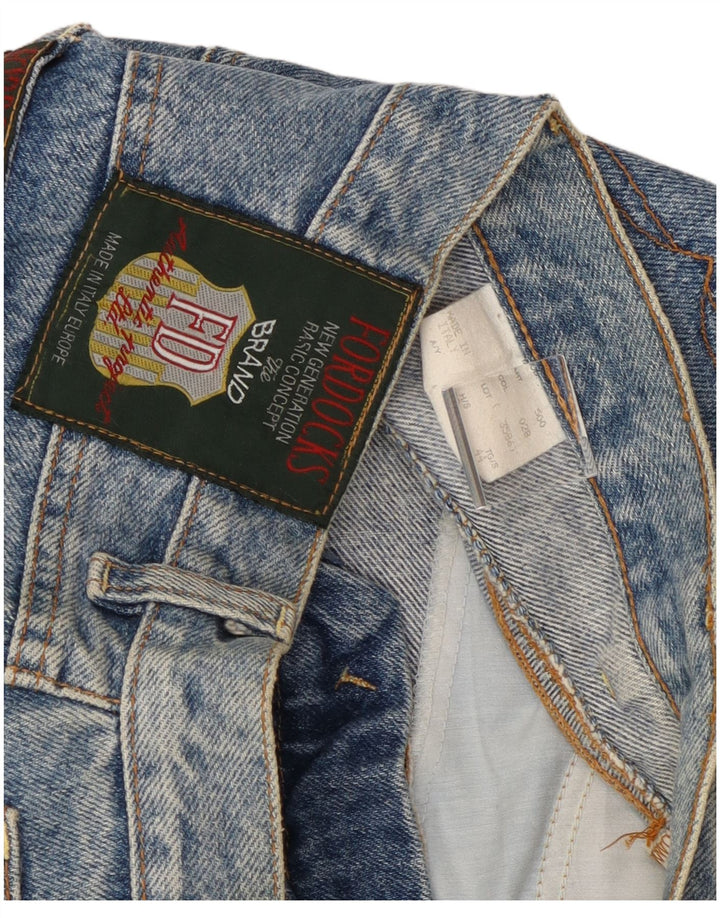 Fordocks Womens Denim Skirt IT 44 Medium W28  Blue