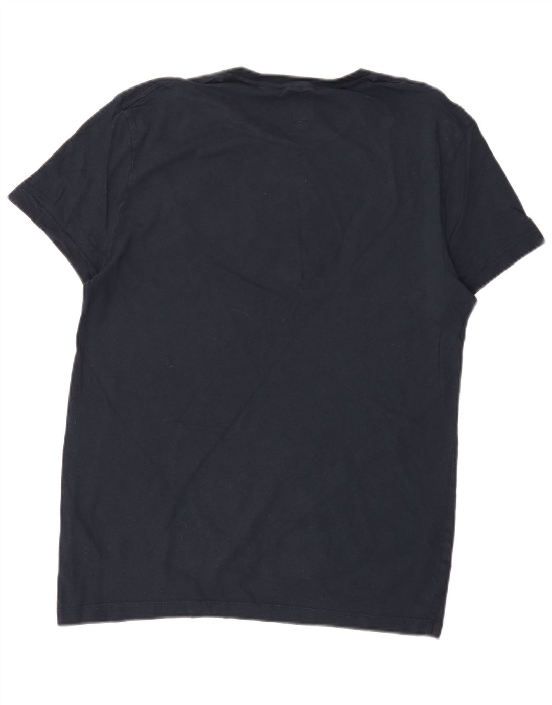 JACK WILLS Mens Graphic T-Shirt Top Medium Navy Blue Cotton
