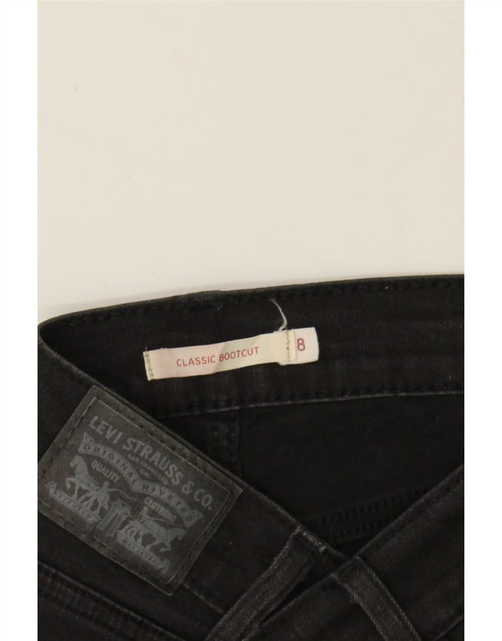 LEVI'S Womens Classic Fit Bootcut Jeans US 8 Medium W32 L25 Black Classic Vintage Levi's and Second-Hand Levi's from Messina Hembry 