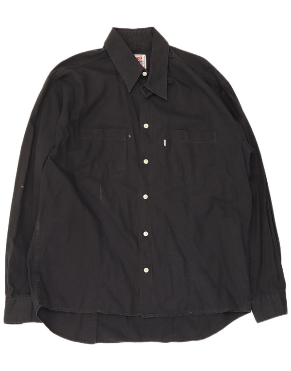 Camicia Levi's da uomo XL in cotone nero