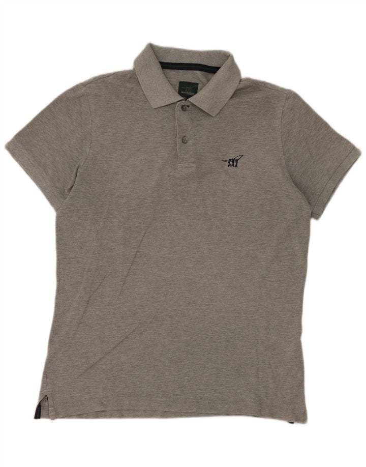 Henry Cottons Polo Homme Gris Moyen Coton