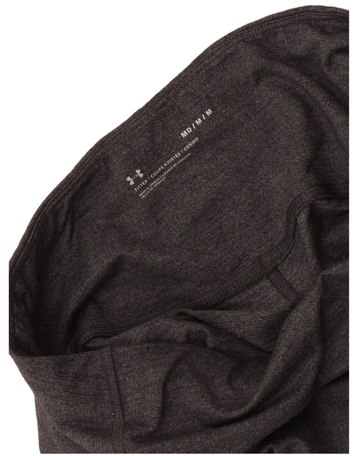 Under Armour Womens Capri Leggings UK 12 Medium Grey