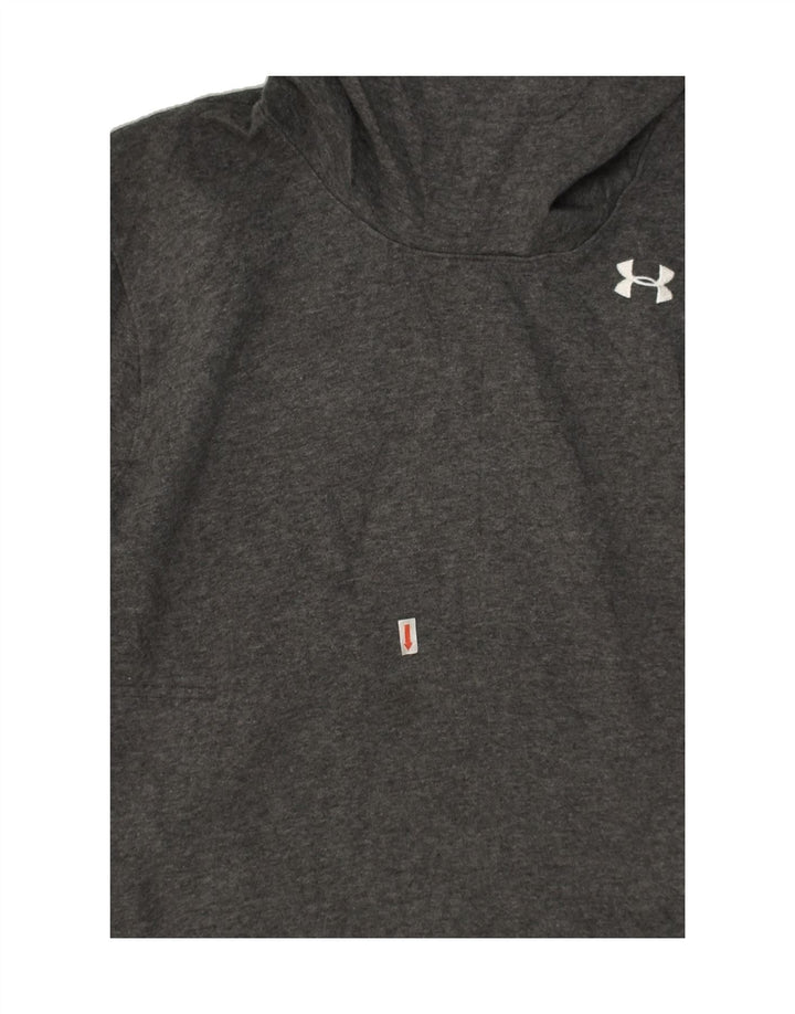 UNDER ARMOUR Womens Hoodie Jumper UK 16 Large Grey | Vintage Under Armour | Thrift | Second-Hand Under Armour | Used Clothing | Messina Hembry 
