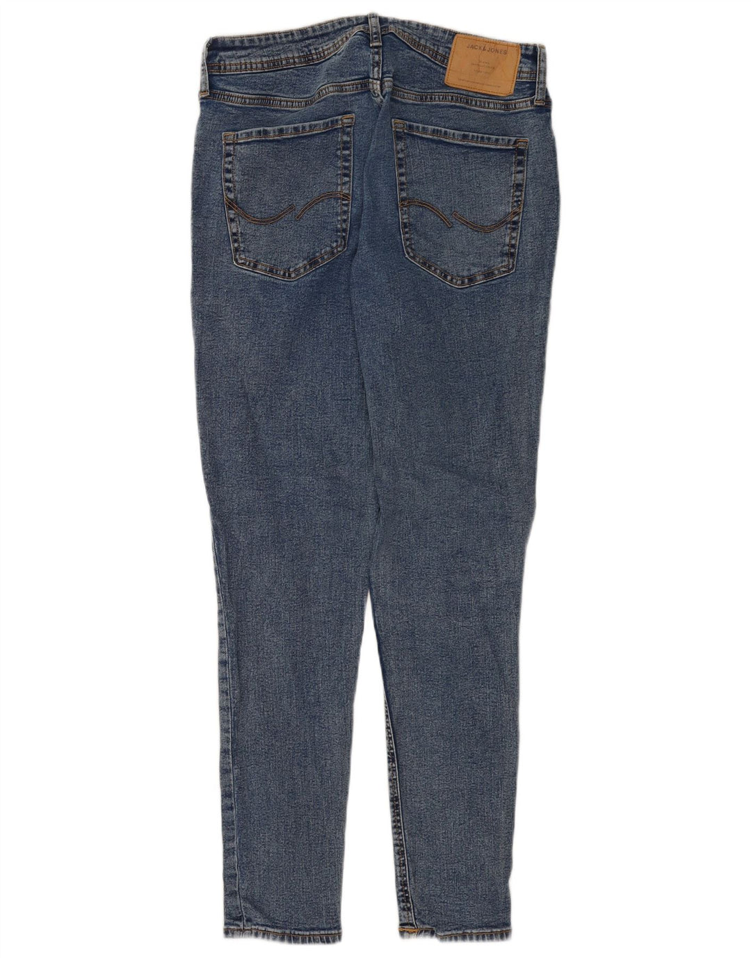 JACK & JONES Slim Jeans til mænd W33 L32 Blå Bomuld