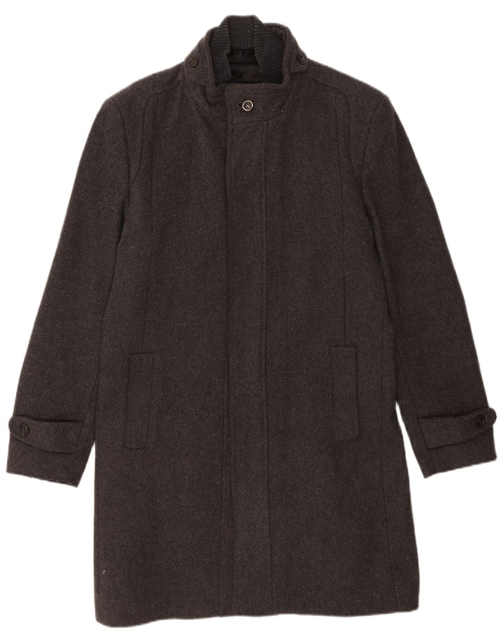 Zara Mens Overcoat UK 40 Large Grey