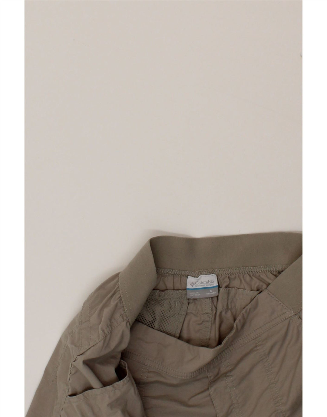 COLUMBIA Womens Chino Shorts Small W28 Grey Cotton Vintage Columbia and Second-Hand Columbia from Messina Hembry 