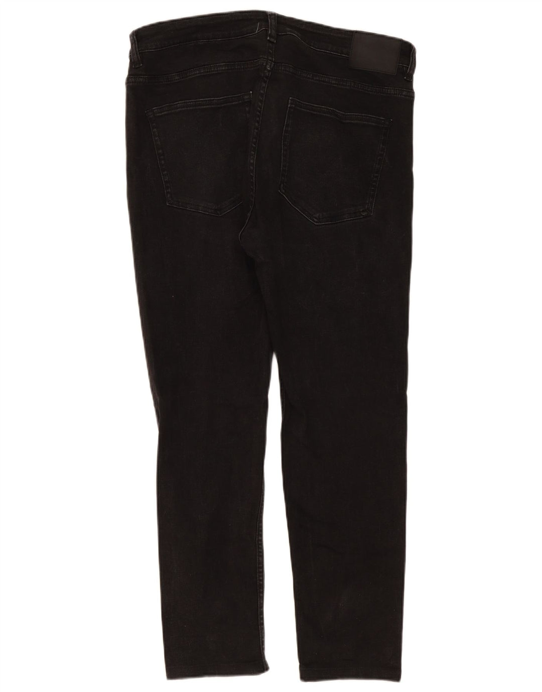 Zara Mens Slim Jeans EU 46 XL W36 L28 Black
