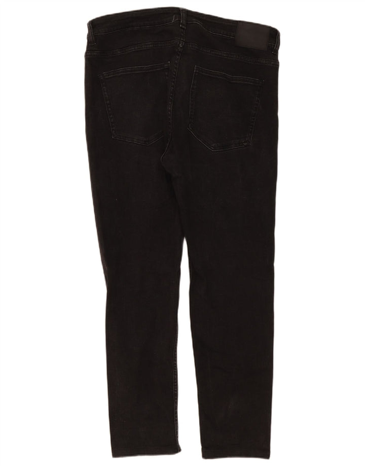 Zara Mens Slim Jeans EU 46 XL W36 L28 Black