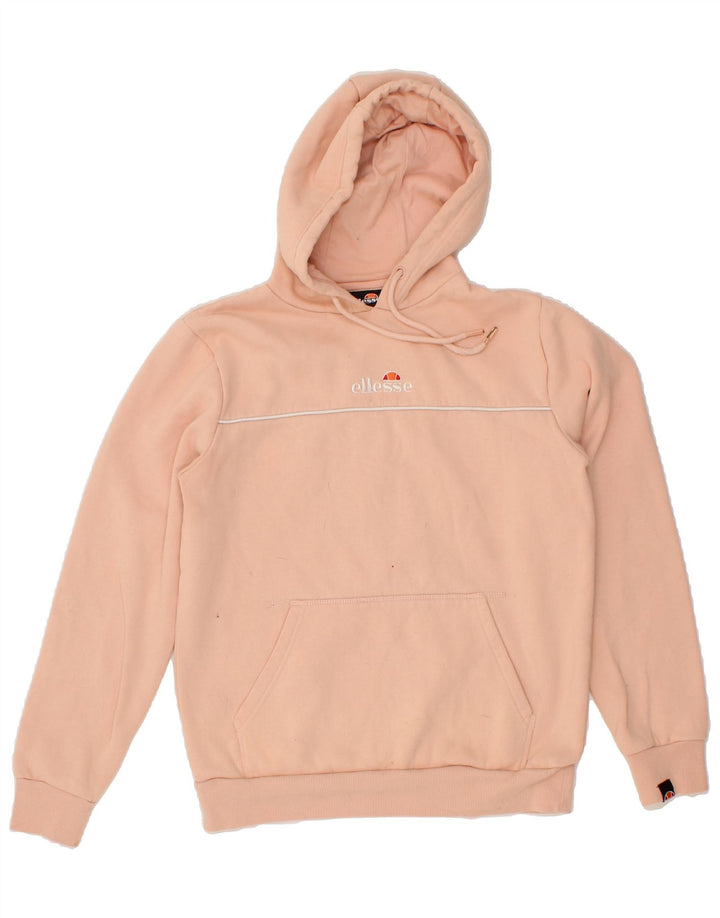 ELLESSE Womens Hoodie Jumper UK 14 Medium Pink Vintage Ellesse and Second-Hand Ellesse from Messina Hembry 