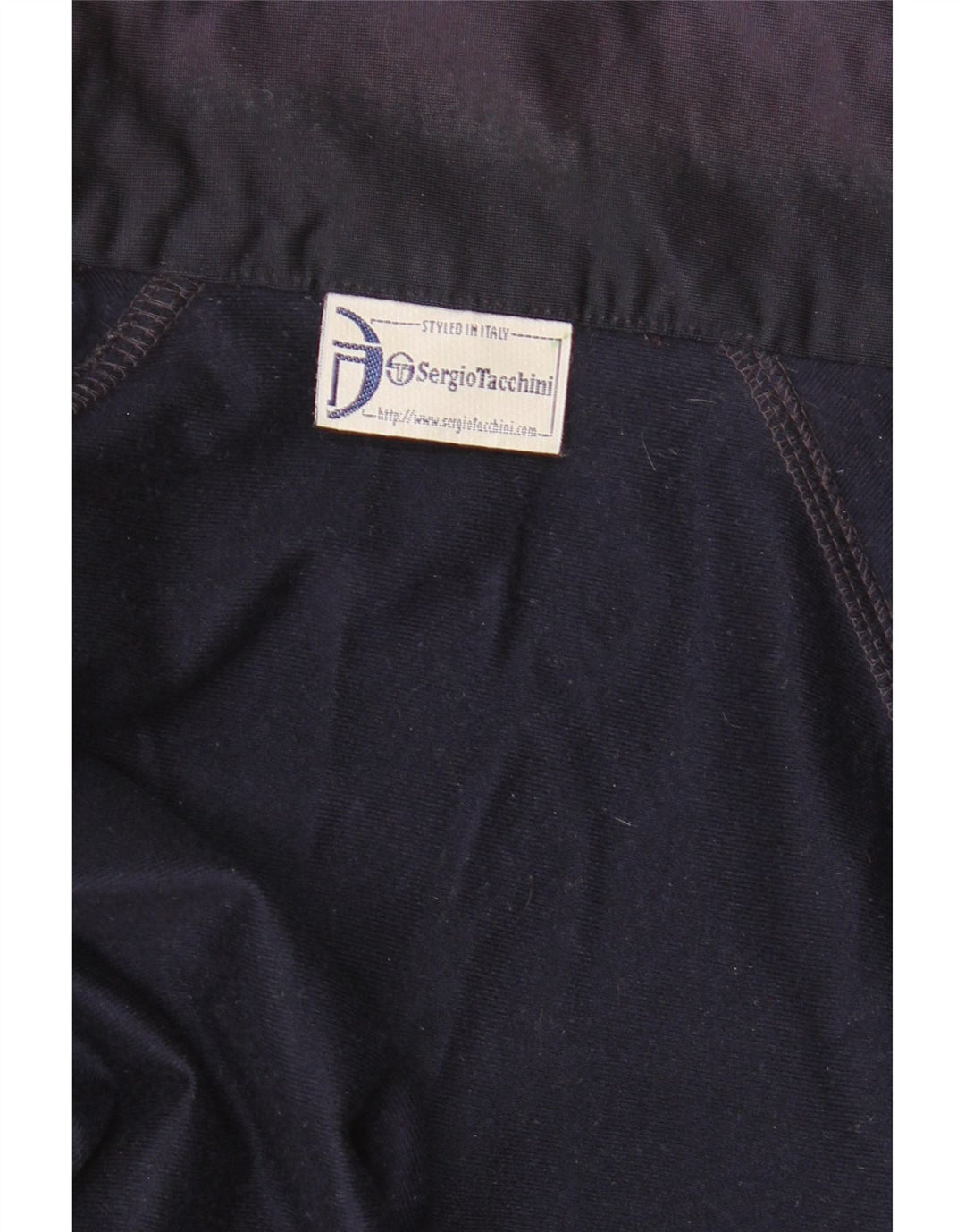 Sergio Tacchini Mens Graphic Tracksuit Top Jacket XL Navy Blue