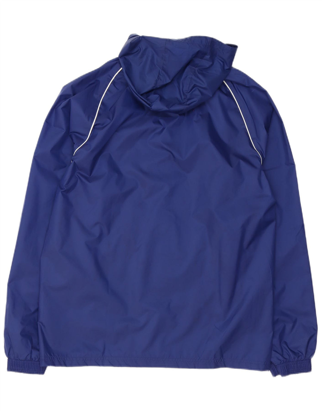 Adidas Herre grafisk regnjakke med hætte UK 38 Medium Navy Blue Polyester