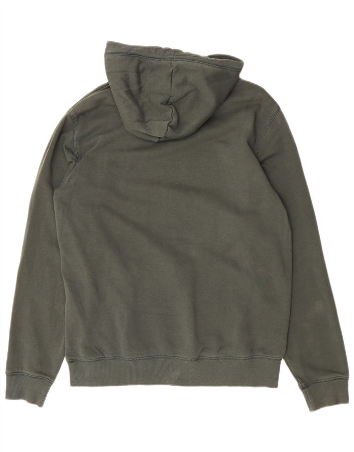 PENGUIN Mens Hoodie Jumper Small Green Cotton
