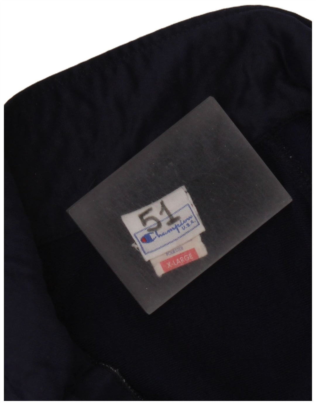 Champion Womens Graphic Tracksuit Top Jacket UK 18 XL Navy Blue Polyester