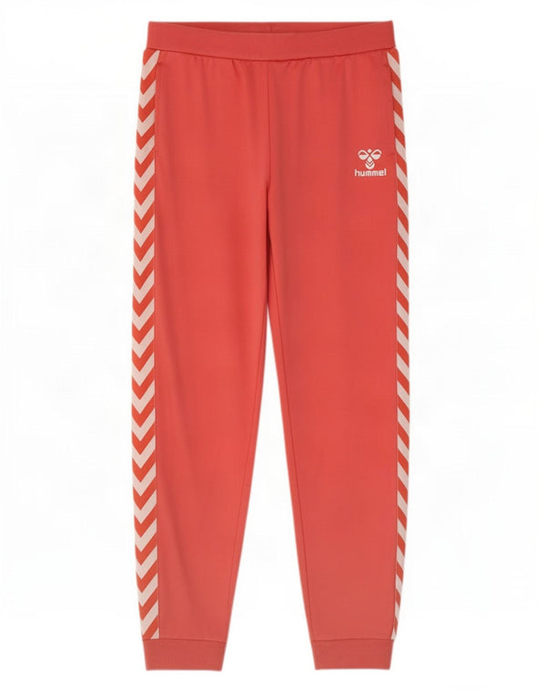 Hummel Mens Graphic Tracksuit Trousers Joggers Medium Pink Polyester