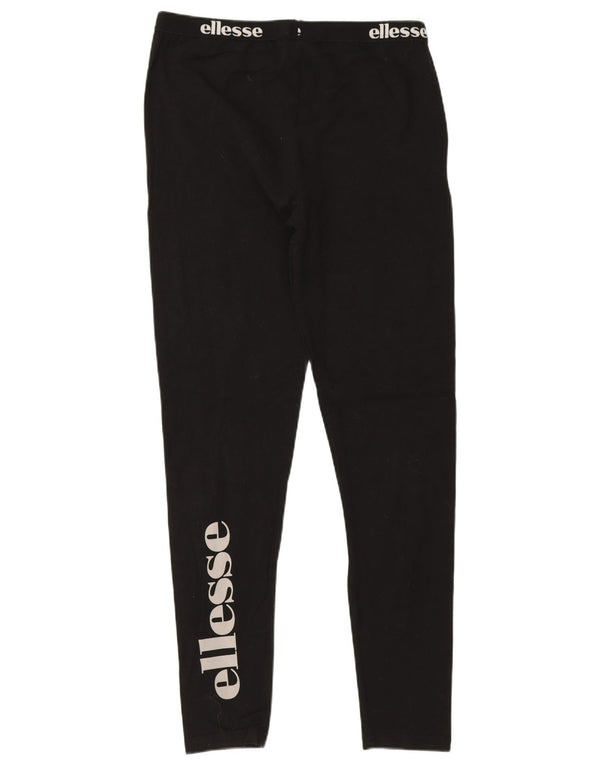 Ellesse Leggings grafici da donna UK 12 Medium Black