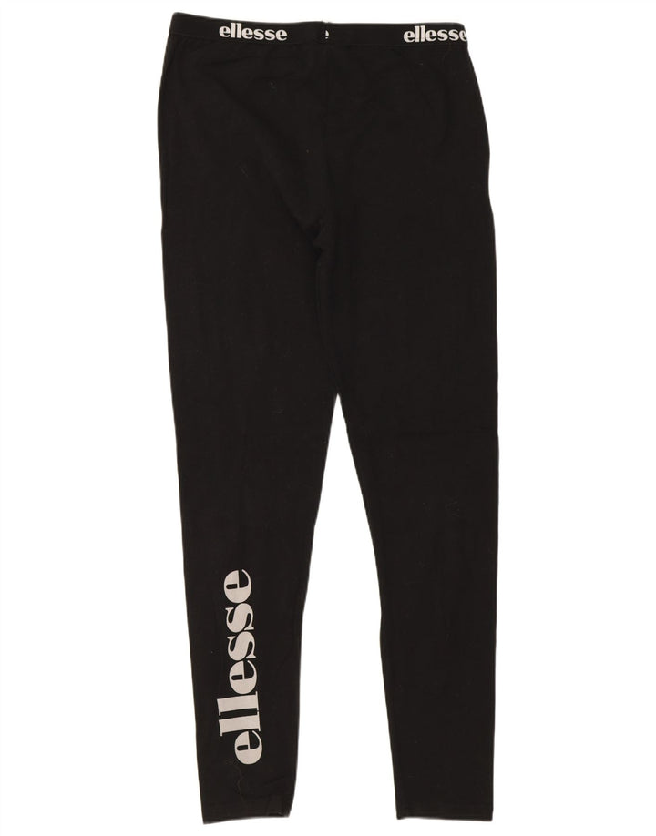 Ellesse Leggings grafici da donna UK 12 Medium Black