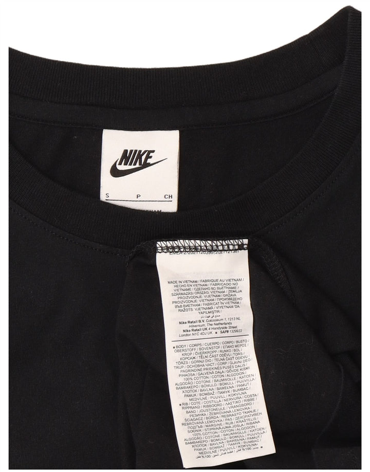 Nike Mens Graphic T-Shirt Top Small Black Cotton