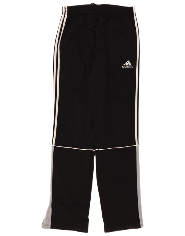 Adidas Mens Tracksuit Trousers UK 40/42 Medium Black Colourblock Polyester