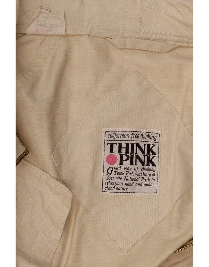 THINK PINK Herre Utility Jacket IT 50 Large Beige