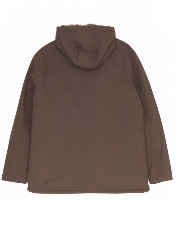 Refrigiwear Herre Hooded Parka Jacket UK 46 3XL Grå
