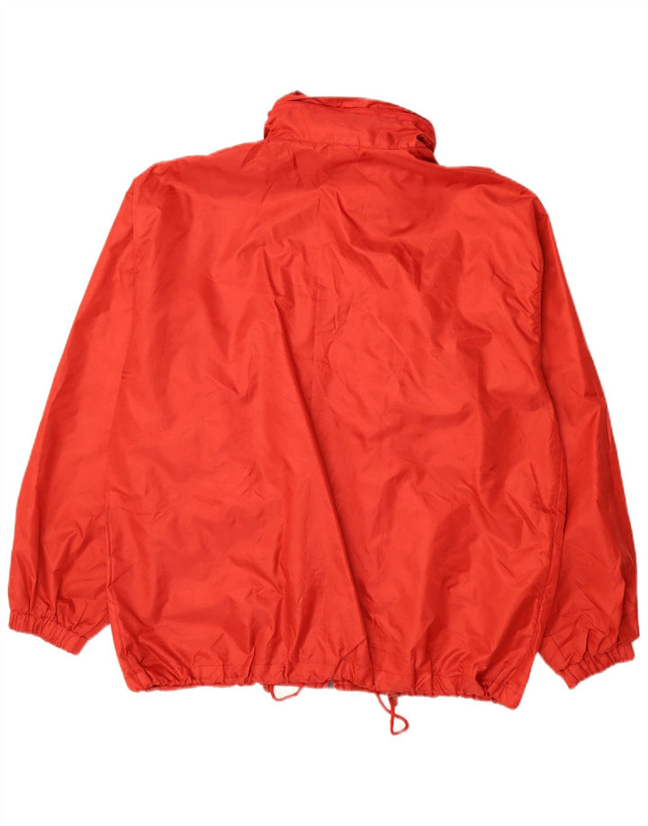 Giacca antipioggia ASICS da uomo UK 36 Small rossa in poliestere