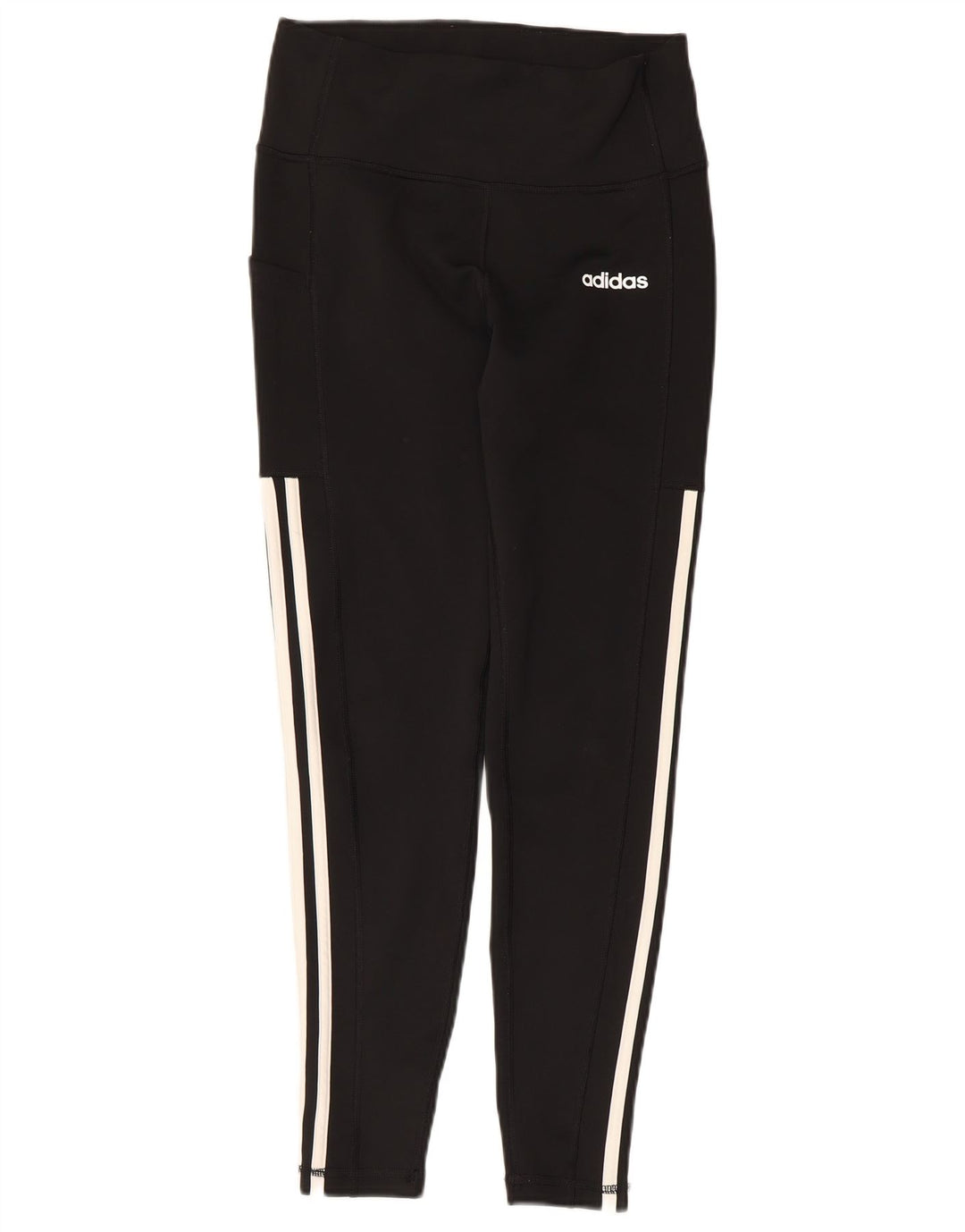 Adidas Womens Climalite Leggings UK 12/14 Medium Black Polyester