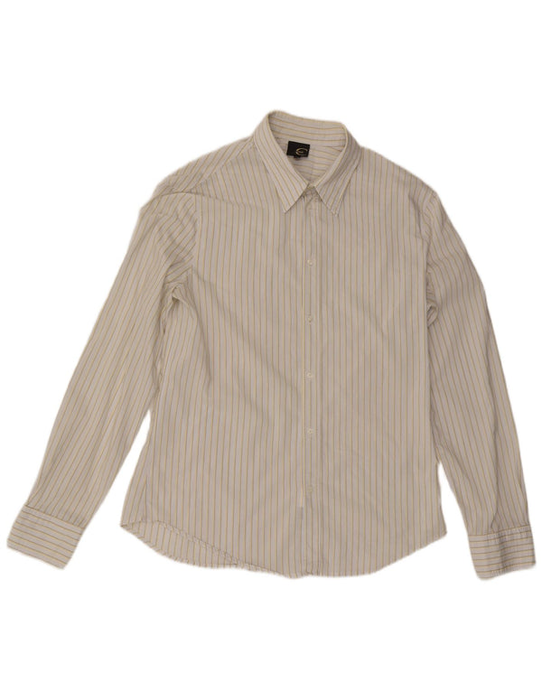 Camicia da uomo Just Cavalli 3XL Gessata bianca