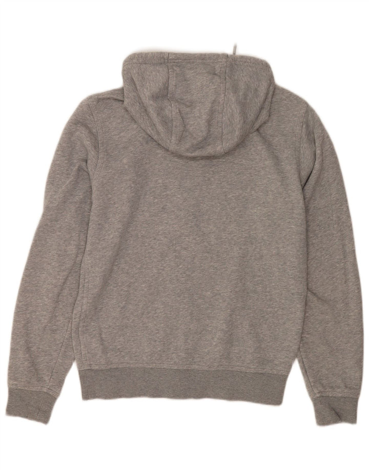 Nike Mens Zip Hoodie Sweater Small Grey Flecked Cotton