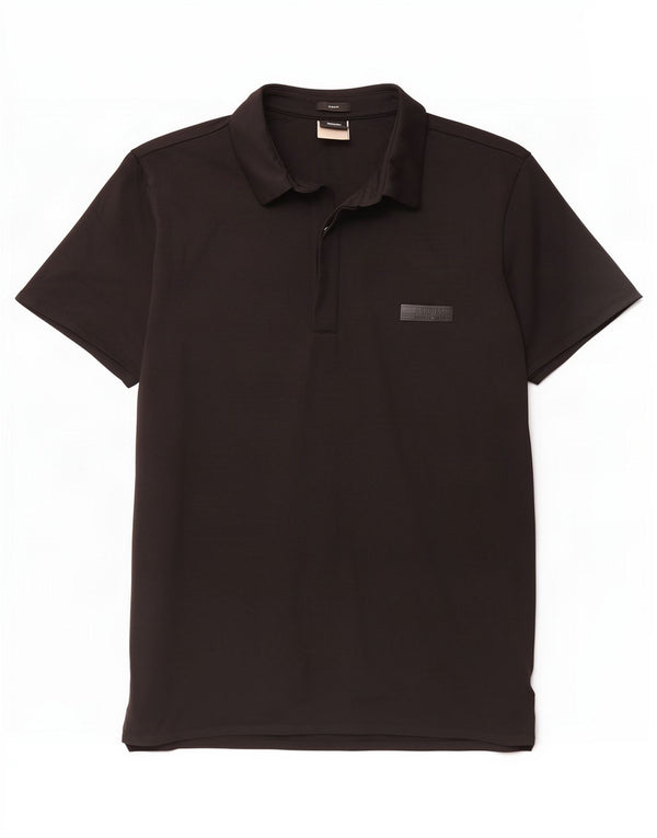 Hugo Boss Herre Slim Fit Polo Shirt Medium Sort Polyamid