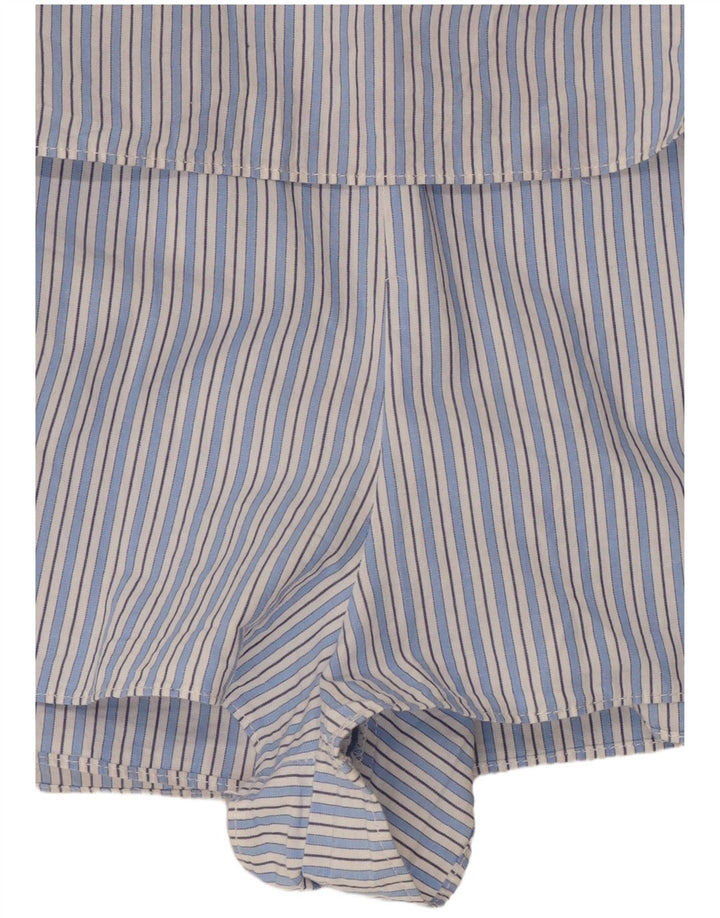 Tuta corta da donna con maniche a 3/4 ZARA UK 10 piccola a righe blu