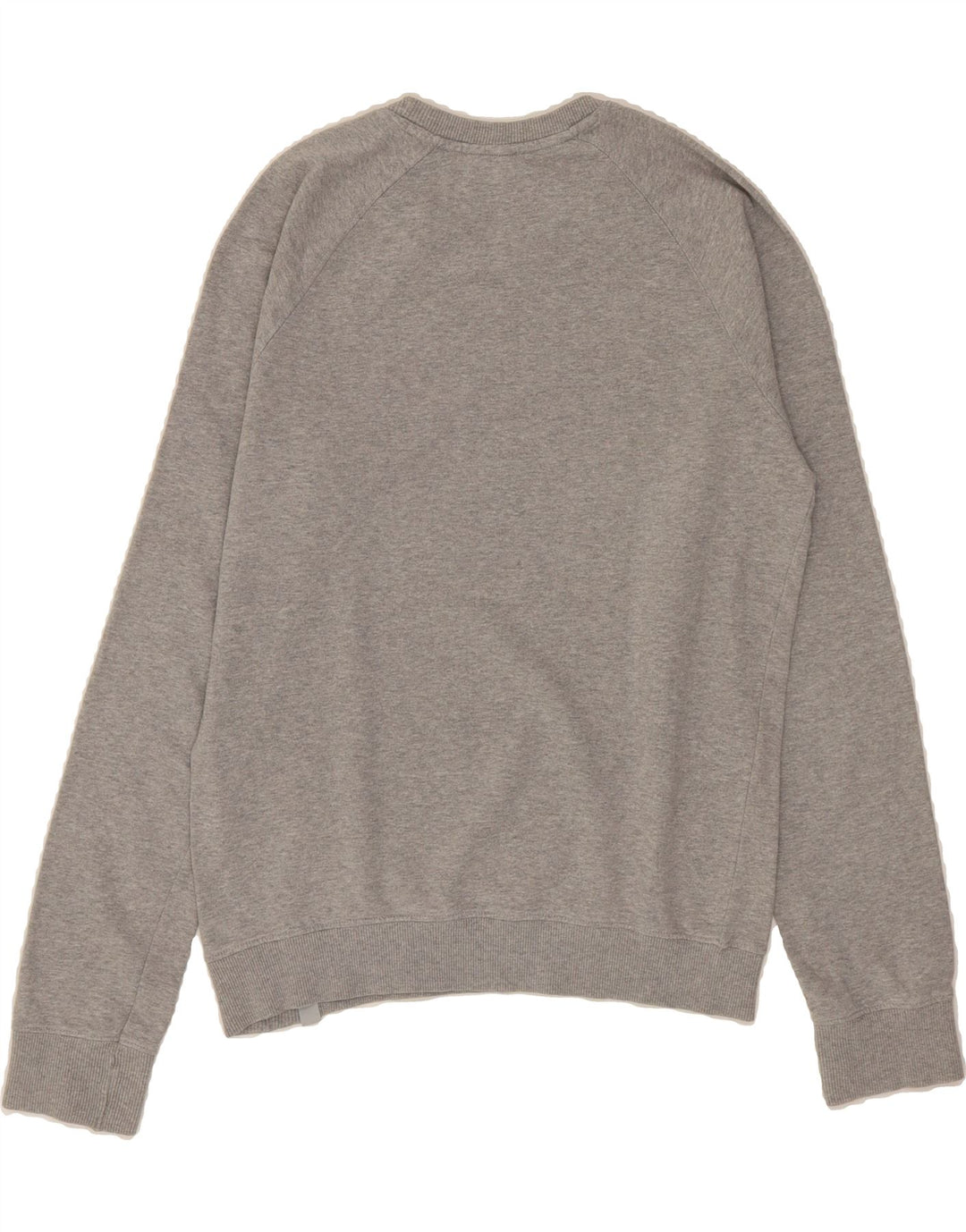 BENETTON Womens Sweatshirt Jumper UK 14 Medium Grey Cotton Vintage Benetton and Second-Hand Benetton from Messina Hembry 