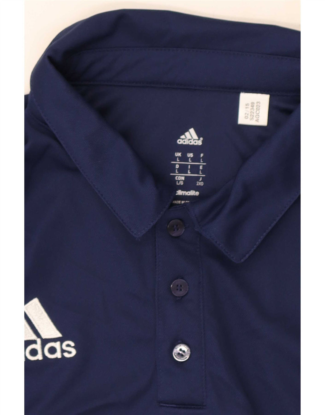 Adidas Herren Climalite Poloshirt, großes marineblaues Polyester