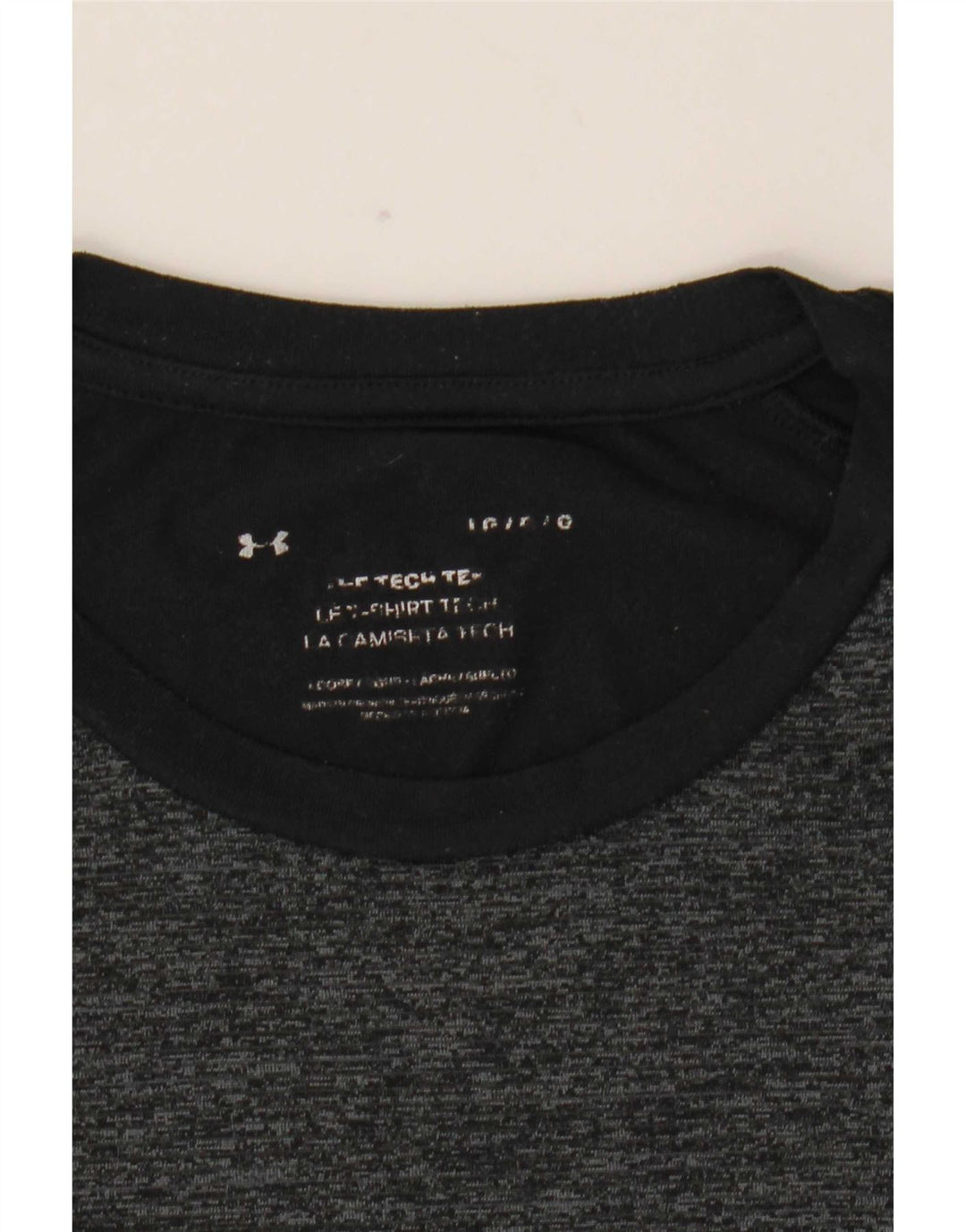 Under Armour T-Shirt Homme Haut Large Noir Moucheté