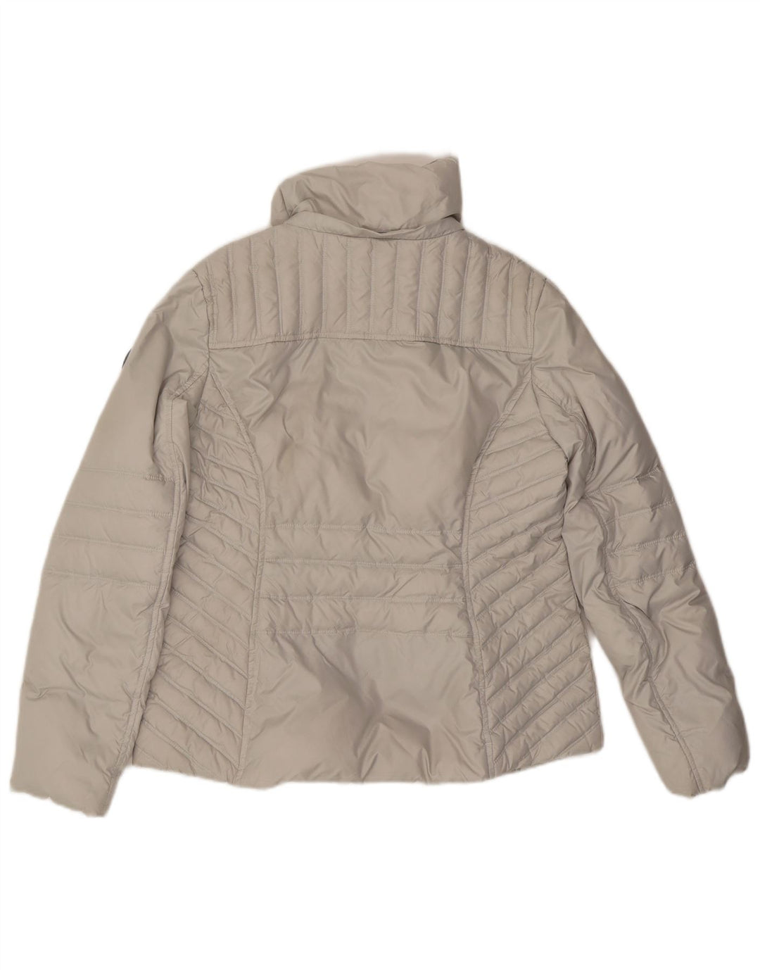 Guess Veste matelassée pour femme UK 16 Large Gris