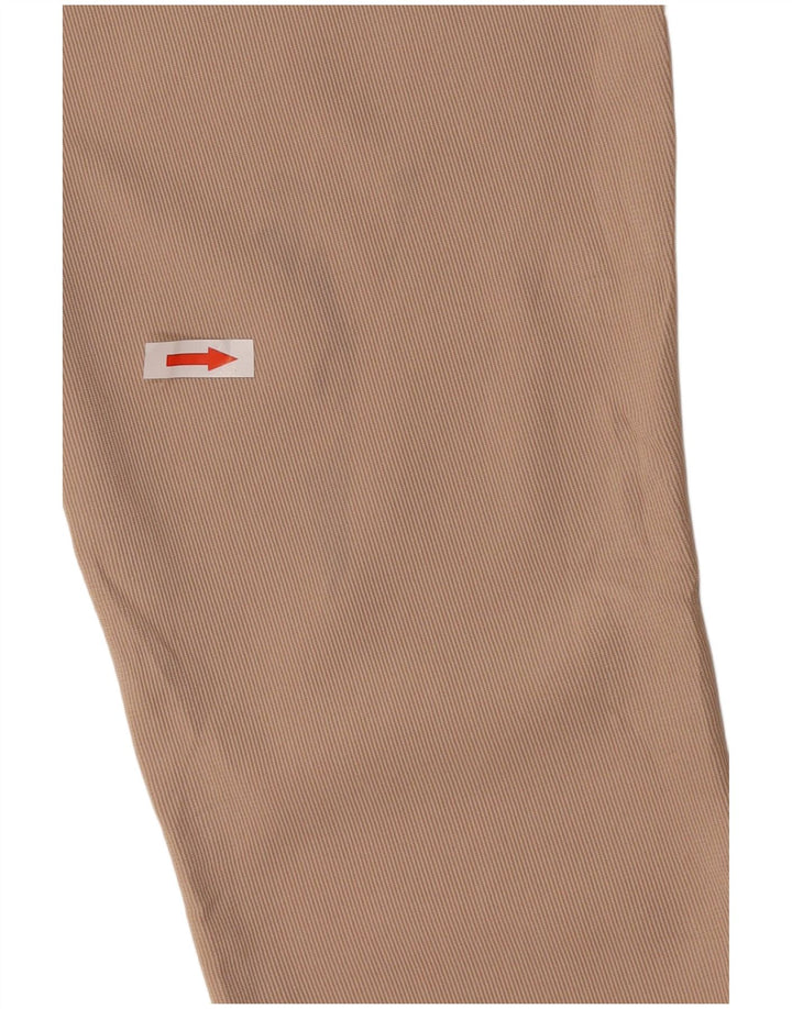 Zara Dame Leggings Medium W28 L30 Brun Nålestribet Polyester