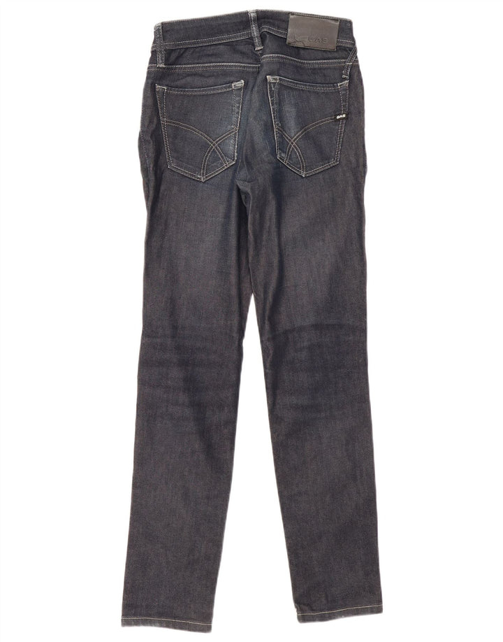 Gas Jean Slim Femme W28 L29 Bleu Marine Coton