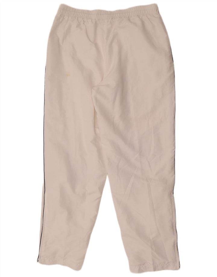 Adidas Mens Tracksuit Trousers Large White Polyester