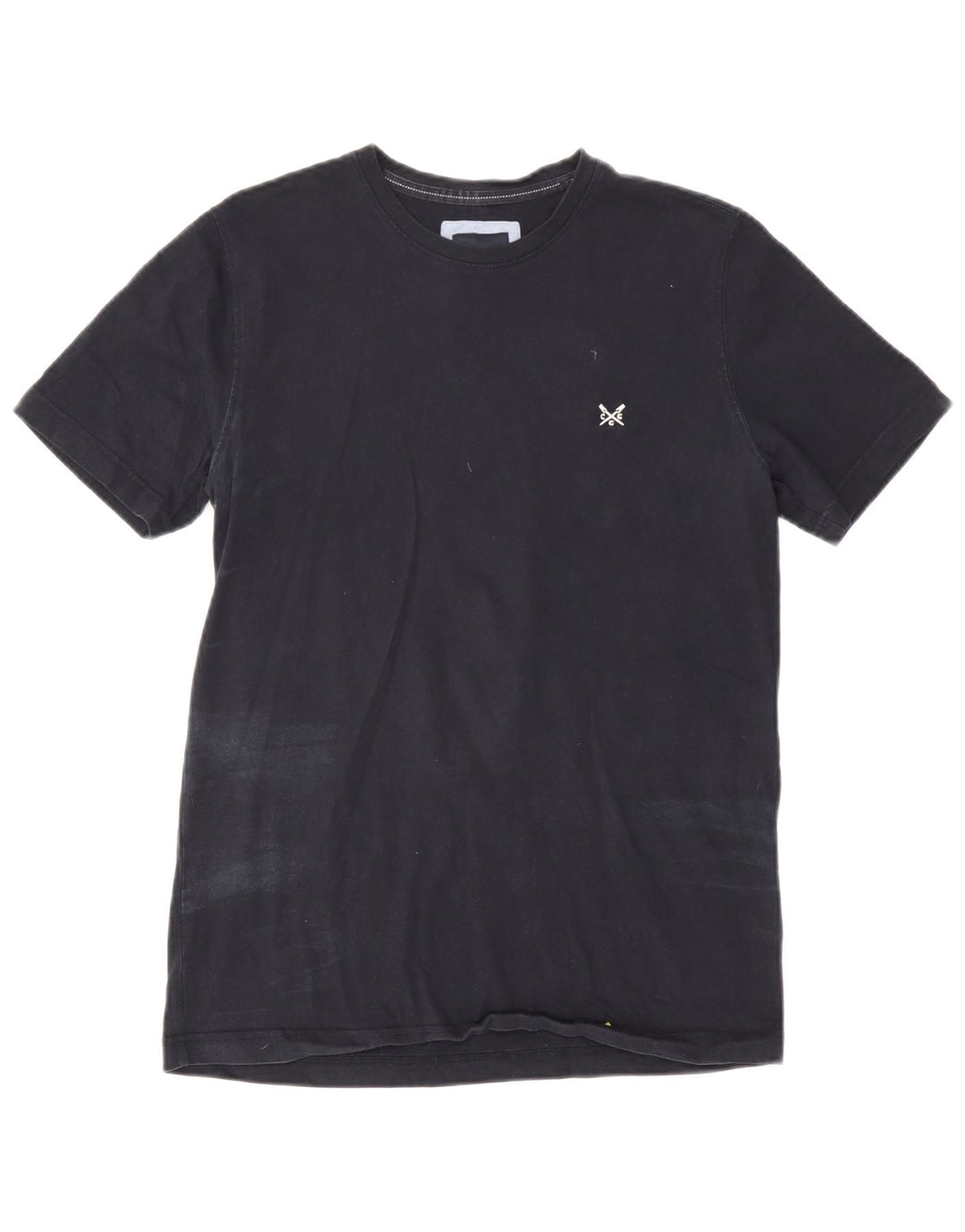 Crew Clothing Mens T-Shirt Top Medium Navy Blue Cotton