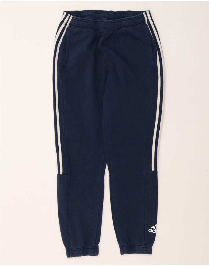 Adidas Mens Tracksuit Trousers Joggers Medium Navy Blue