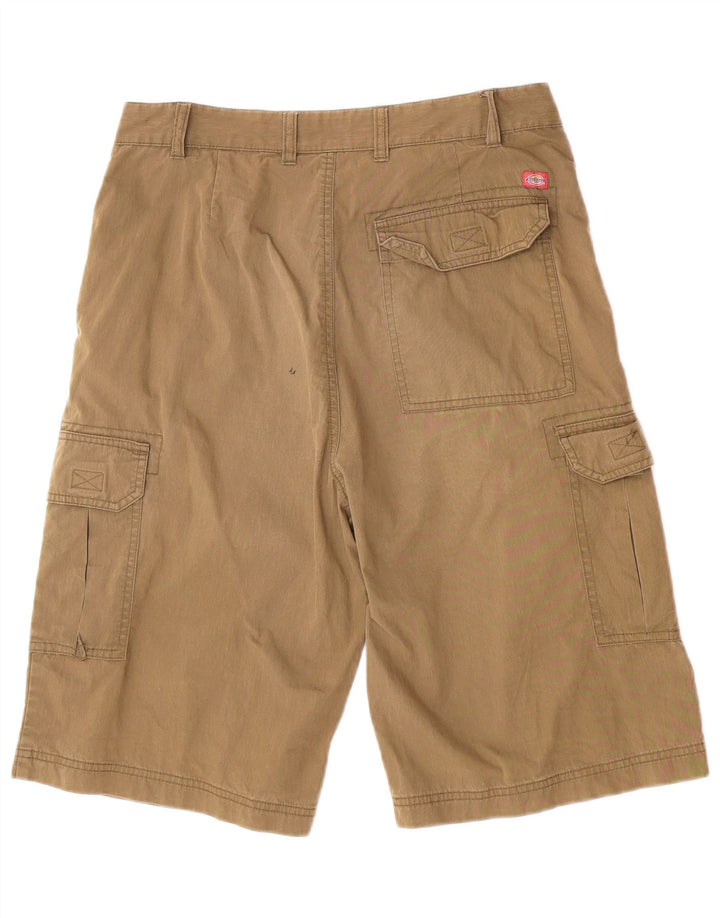 Pantaloni scurți cargo Dickies pentru bărbați, mediu W33, bumbac kaki