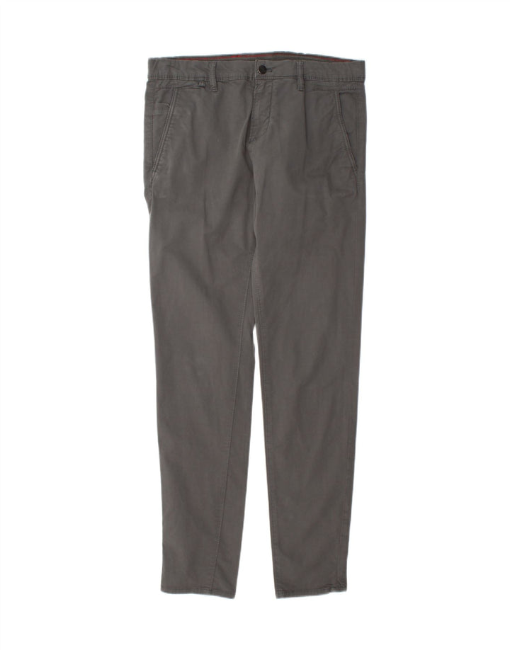 ZARA Mens Slim Chino Trousers EU 38 Small W32 L31 Grey Vintage Zara and Second-Hand Zara from Messina Hembry 