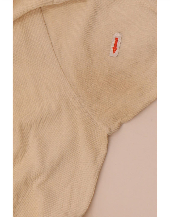 Lacoste Mens Polo Shirt Size 6 XL White Cotton