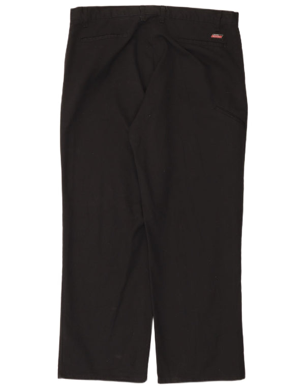 Calças Chino Regulares Masculinas Dickies W40 L32 Poliéster Preto