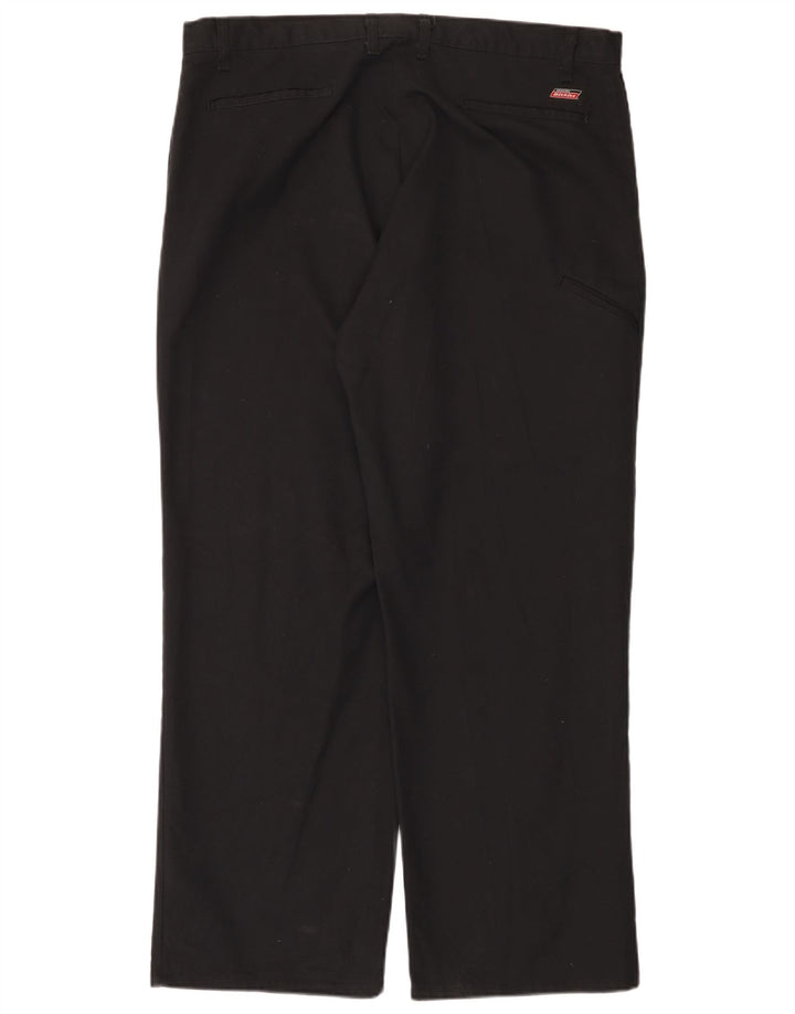 Calças Chino Regulares Masculinas Dickies W40 L32 Poliéster Preto