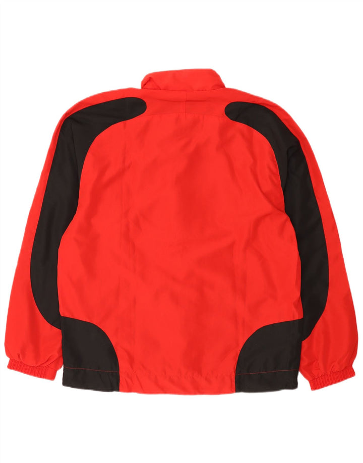 Erima Træningsdragt Topjakke til mænd UK 40/42 Medium Rød Colourblock Polyester