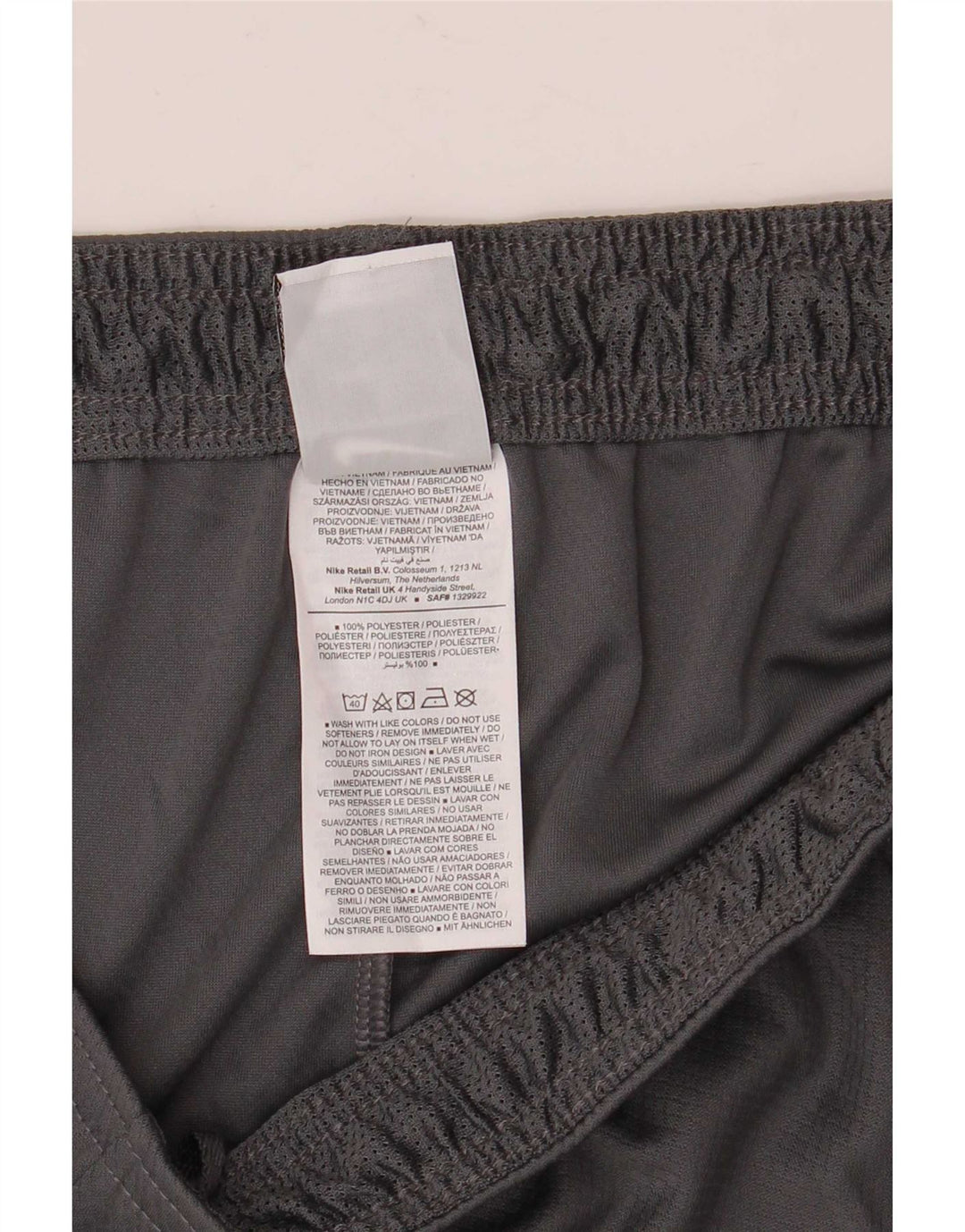 Nike Mens Dri Fit Sport Shorts XL Grey Colourblock Polyester